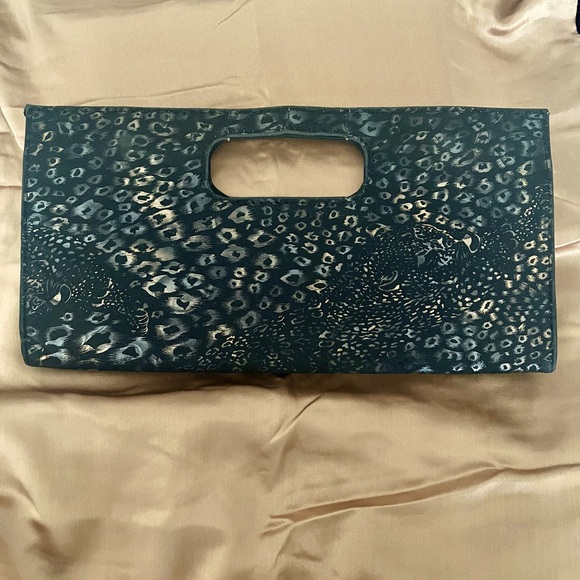 Giannini black with metallic flecks clutch - Picture 2 of 3